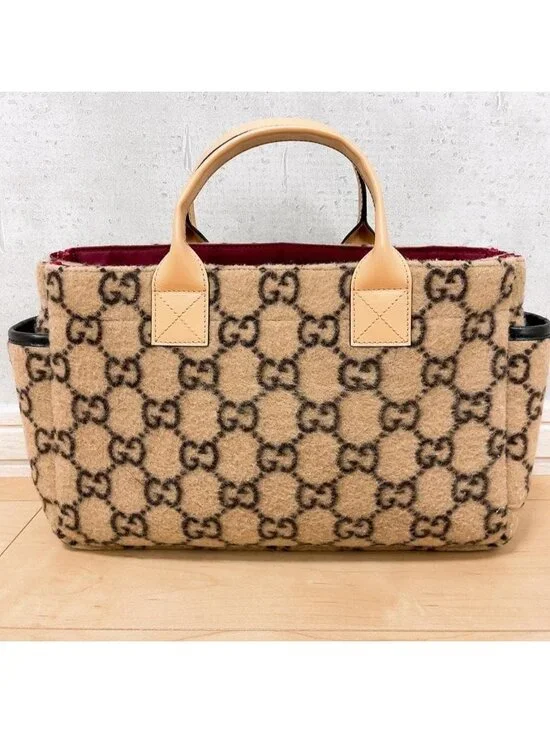 Gucci Handbag GG Wool Children's Tote - Picture 2 of 10